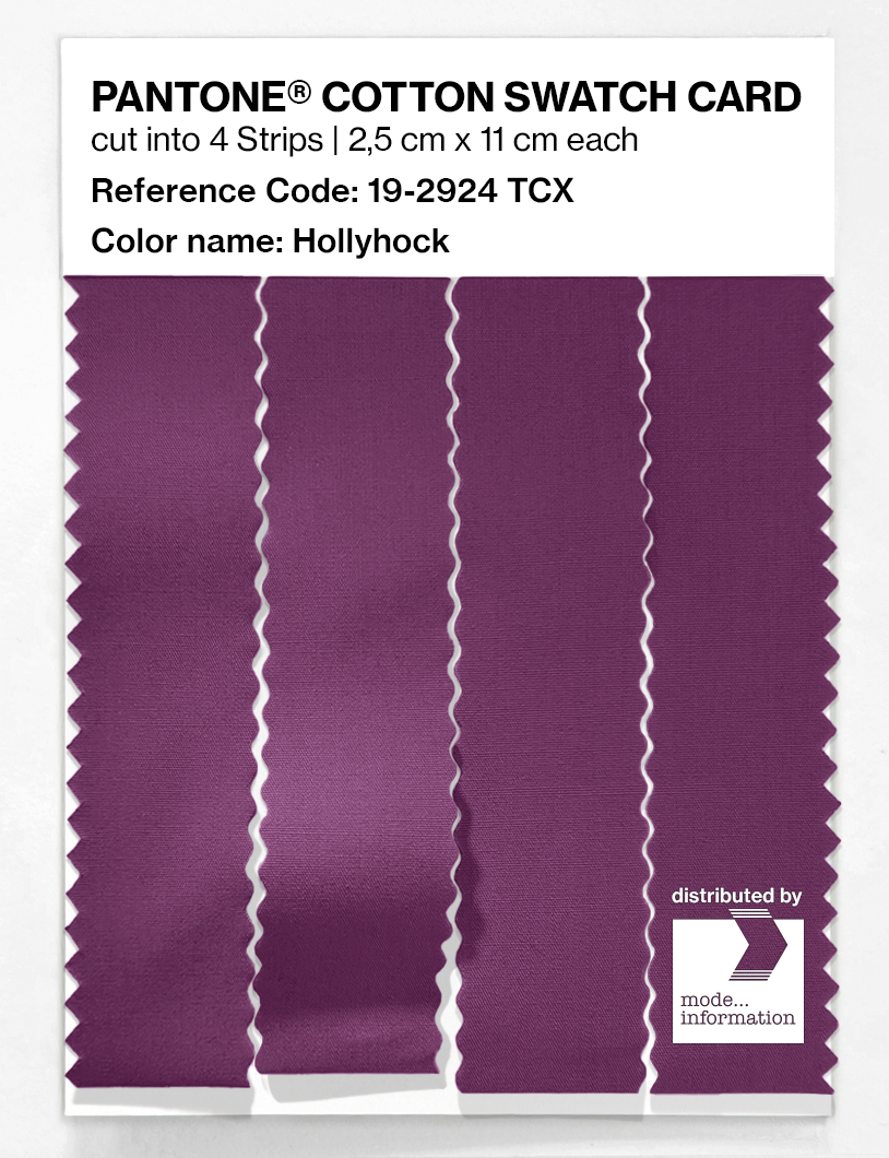Artikelbild 3 des Artikels “PANTONE® COTTON SWATCH CARD 19-2924 TCX Hollyhock “