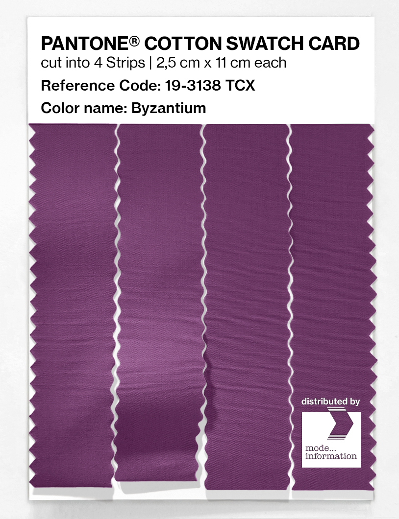 Artikelbild 3 des Artikels “PANTONE® COTTON SWATCH CARD 19-3138 TCX Byzantium “