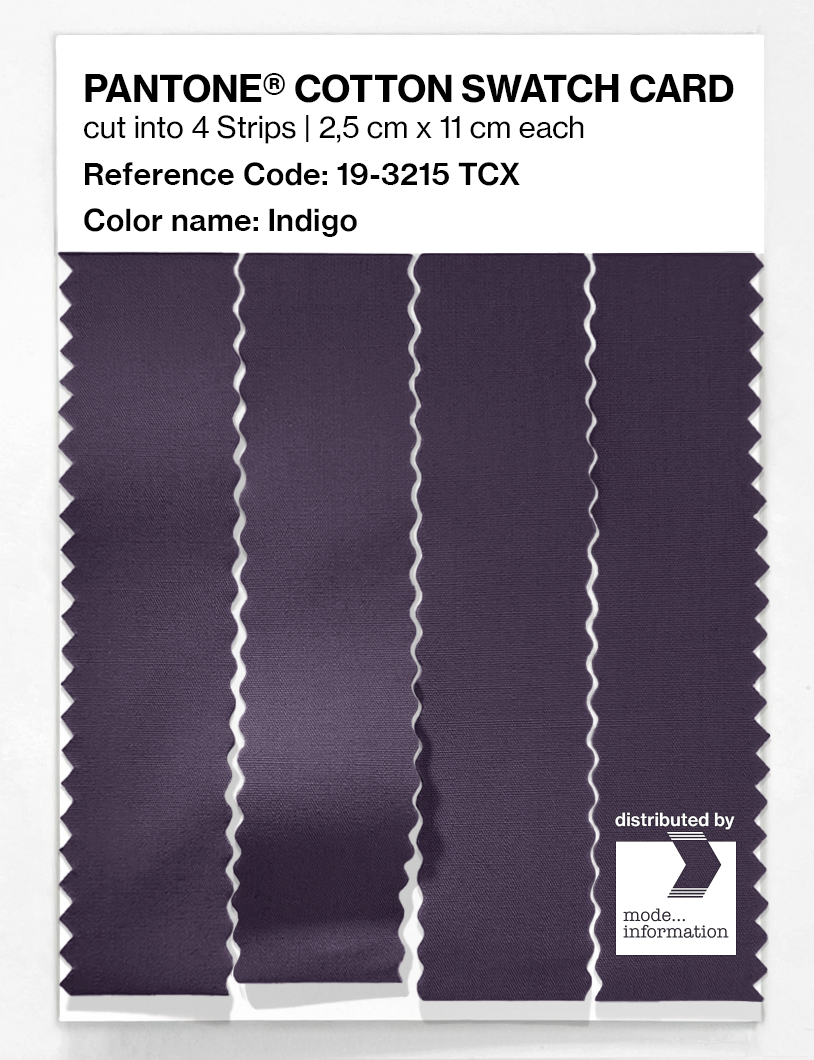 Artikelbild 3 des Artikels “PANTONE® COTTON SWATCH CARD 19-3215 TCX Indigo “