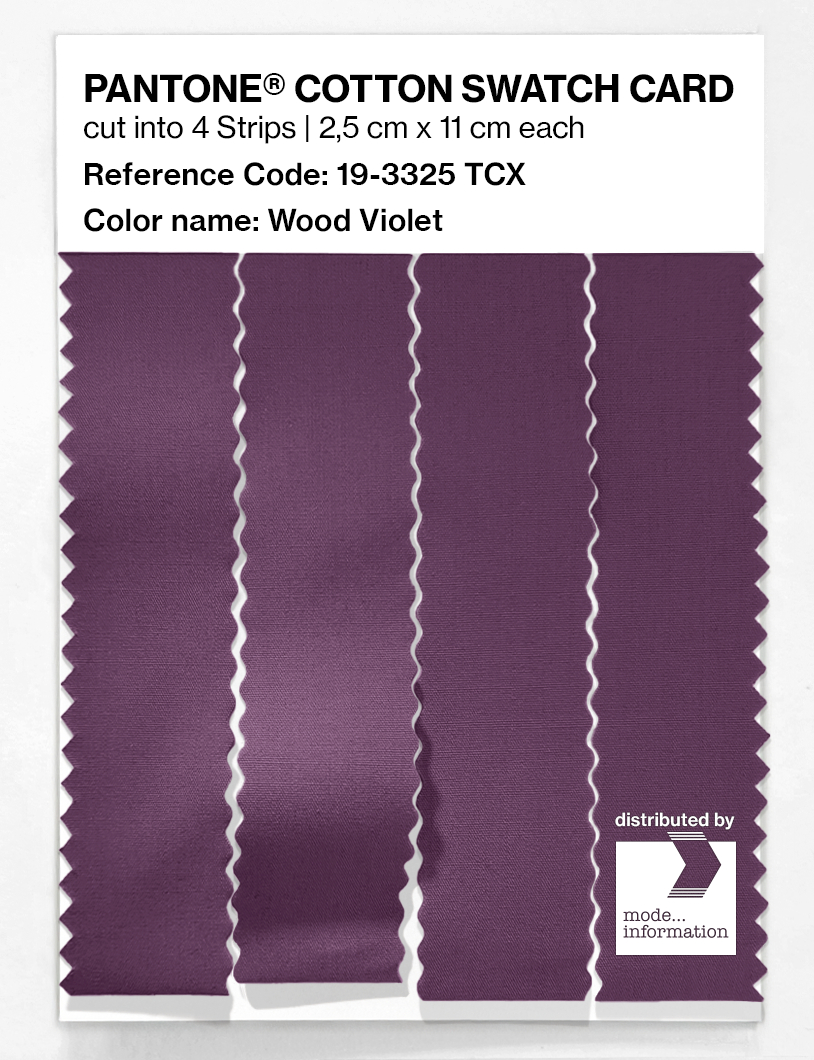 Artikelbild 3 des Artikels “PANTONE® COTTON SWATCH CARD 19-3325 TCX Wood Violet “