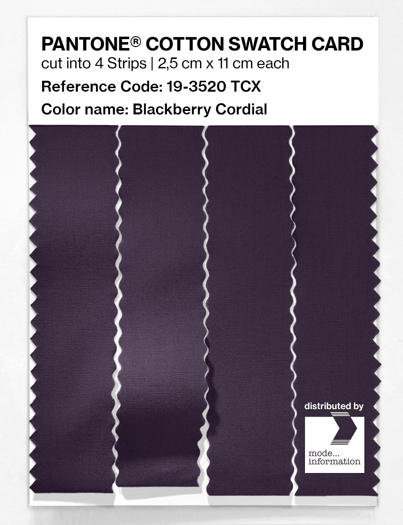 Artikelbild 3 des Artikels “PANTONE® COTTON SWATCH CARD 19-3520 TCX Blackberry Cordial “