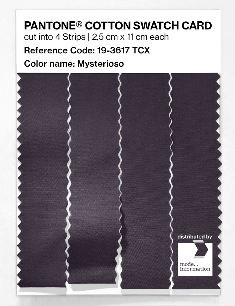 Artikelbild 3 des Artikels “PANTONE® COTTON SWATCH CARD 19-3617 TCX Mysterioso “