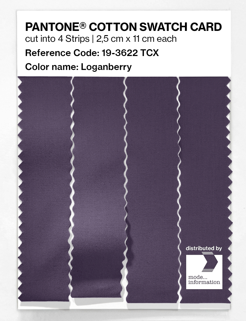 Artikelbild 3 des Artikels “PANTONE® COTTON SWATCH CARD 19-3622 TCX Loganberry “