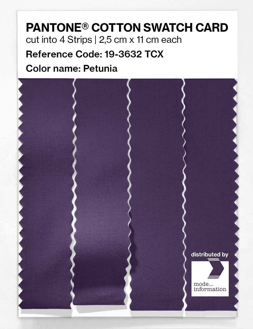 Artikelbild 3 des Artikels “PANTONE® COTTON SWATCH CARD 19-3632 TCX Petunia “