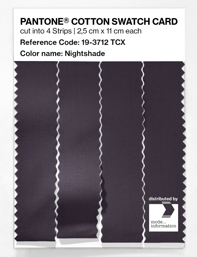 Artikelbild 3 des Artikels “PANTONE® COTTON SWATCH CARD 19-3712 TCX Nightshade “