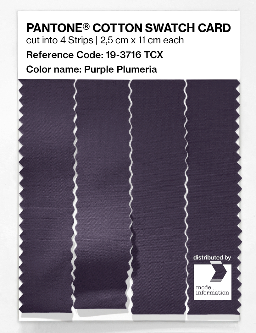 Artikelbild 3 des Artikels “PANTONE® COTTON SWATCH CARD 19-3716 TCX Purple Plumeria “