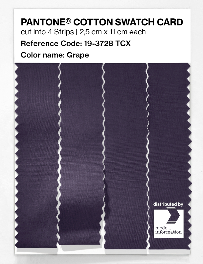 Artikelbild 3 des Artikels “PANTONE® COTTON SWATCH CARD 19-3728 TCX Grape “