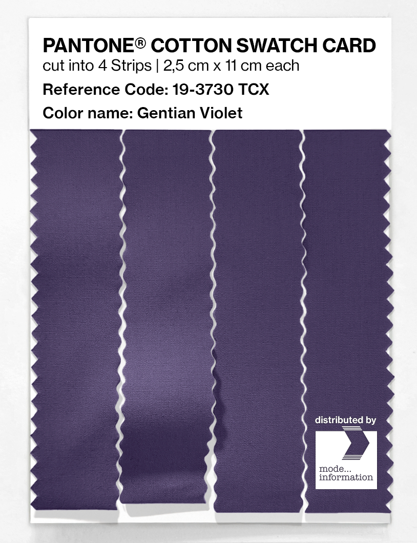 Artikelbild 3 des Artikels “PANTONE® COTTON SWATCH CARD 19-3730 TCX Gentian Violet “