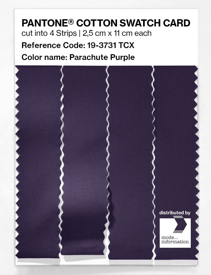Artikelbild 3 des Artikels “PANTONE® COTTON SWATCH CARD 19-3731 TCX Parachute Purple “
