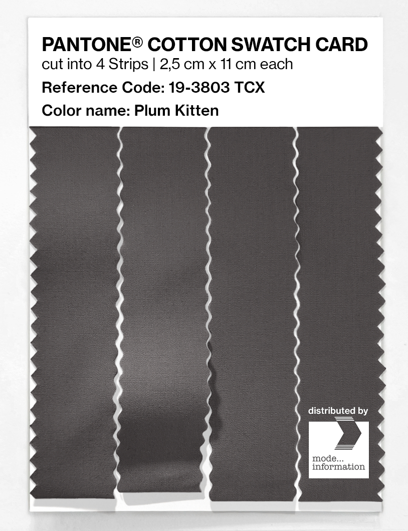 Artikelbild 3 des Artikels “PANTONE® COTTON SWATCH CARD 19-3803 TCX Plum Kitten “
