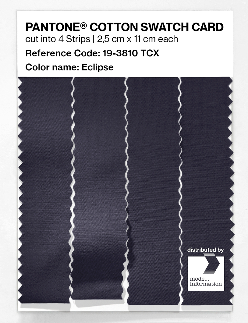 Artikelbild 3 des Artikels “PANTONE® COTTON SWATCH CARD 19-3810 TCX Eclipse “