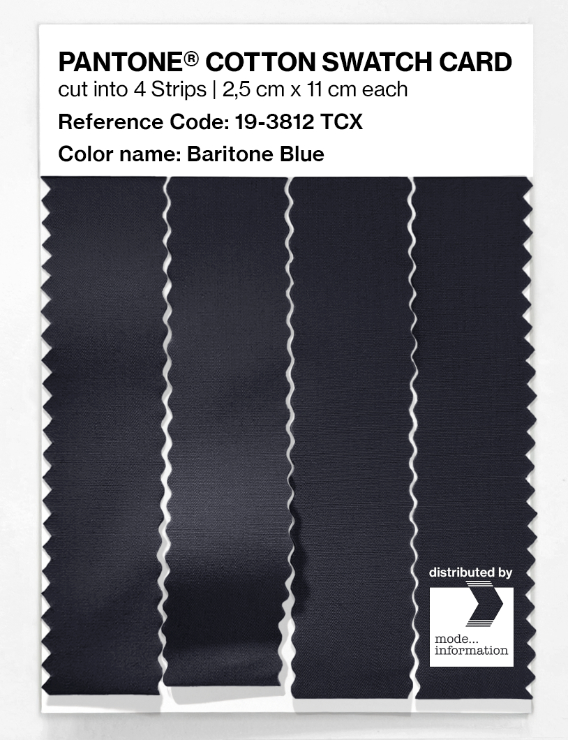 Artikelbild 3 des Artikels “PANTONE® COTTON SWATCH CARD 19-3812 TCX Baritone Blue “