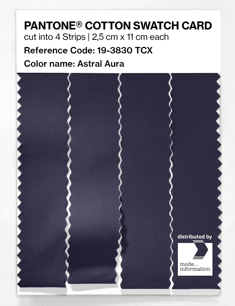 Artikelbild 3 des Artikels “PANTONE® COTTON SWATCH CARD 19-3830 TCX Astral Aura “