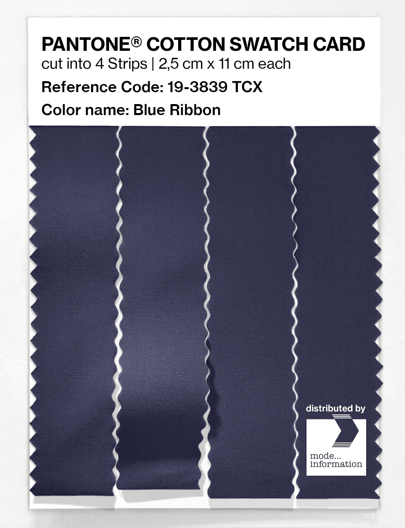 Artikelbild 3 des Artikels “PANTONE® COTTON SWATCH CARD 19-3839 TCX Blue Ribbon “