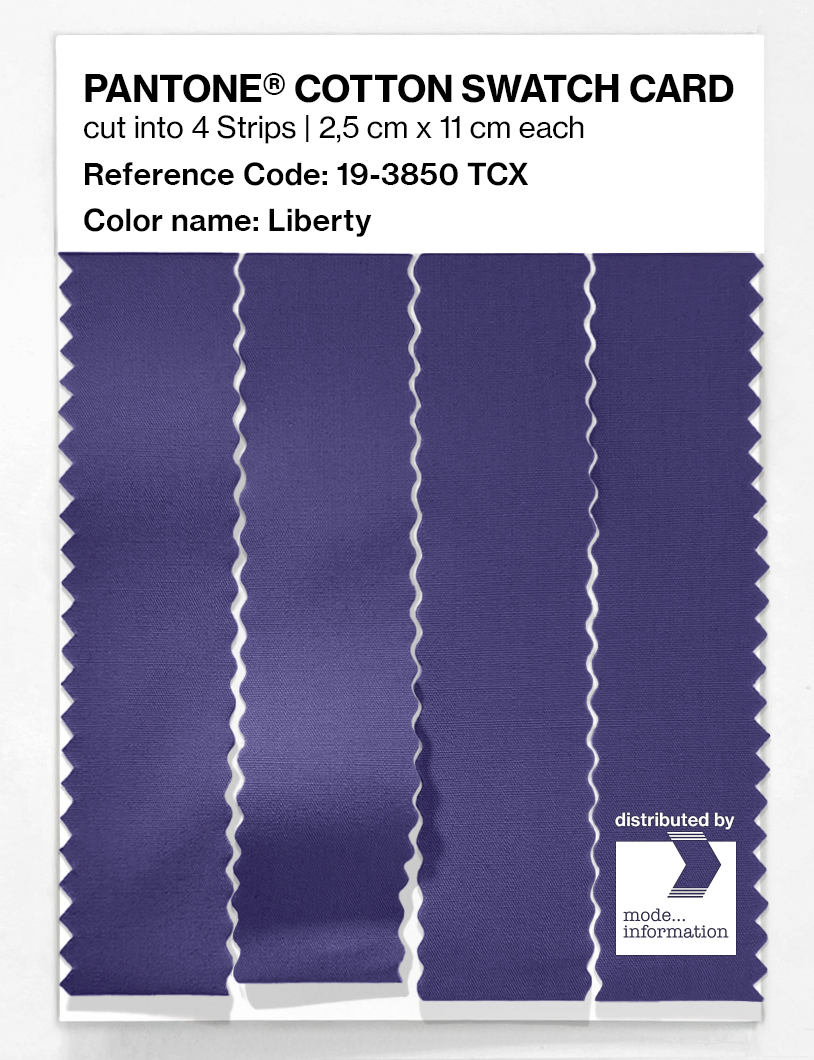 Artikelbild 3 des Artikels “PANTONE® COTTON SWATCH CARD 19-3850 TCX Liberty “