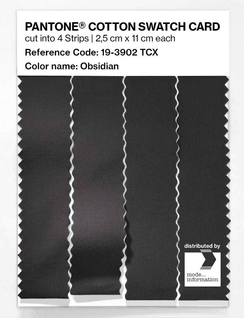Artikelbild 3 des Artikels “PANTONE® COTTON SWATCH CARD 19-3902 TCX Obsidian “