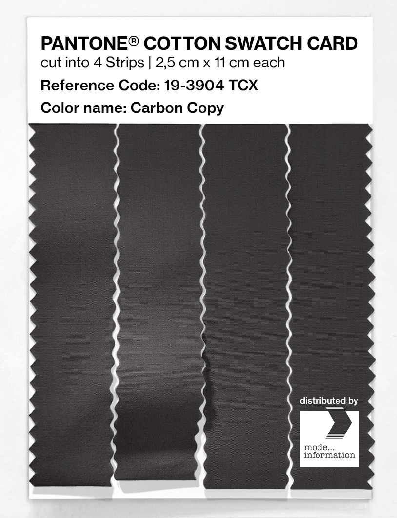 Artikelbild 3 des Artikels “PANTONE® COTTON SWATCH CARD 19-3904 TCX Carbon Copy “