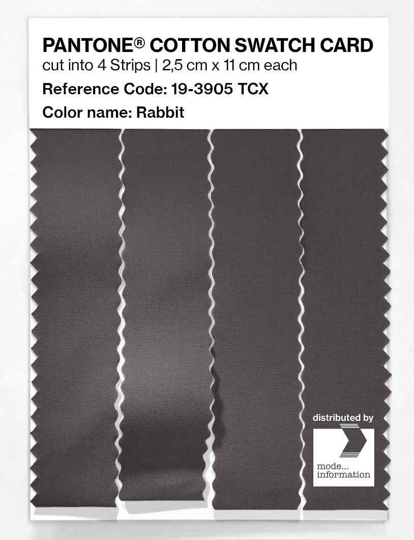 Artikelbild 3 des Artikels “PANTONE® COTTON SWATCH CARD 19-3905 TCX Rabbit “
