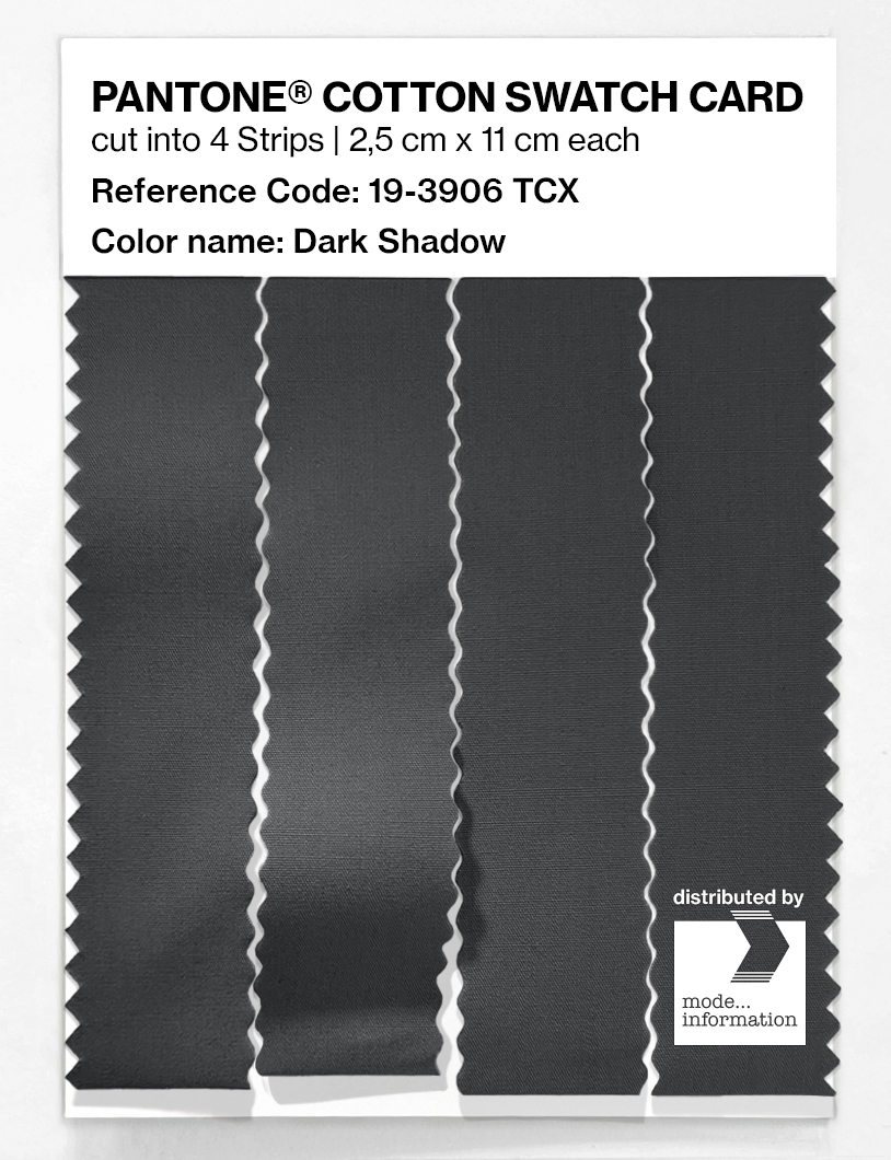 Artikelbild 3 des Artikels “PANTONE® COTTON SWATCH CARD 19-3906 TCX Dark Shadow “