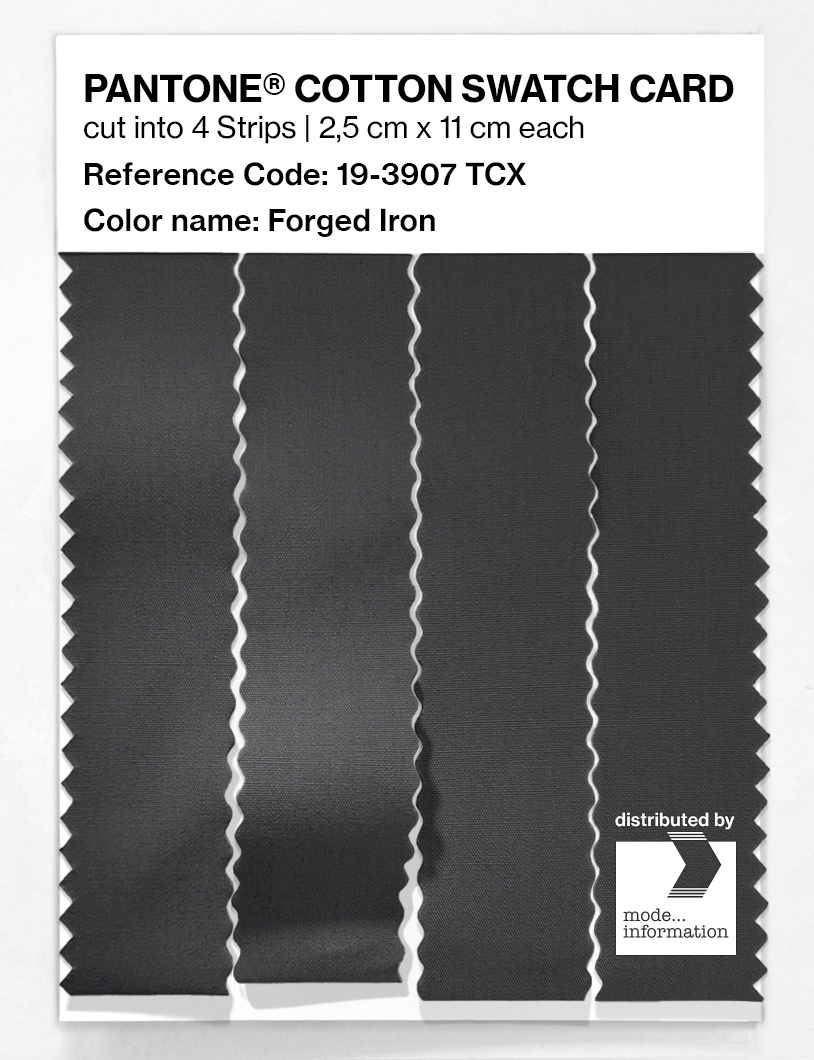 Artikelbild 3 des Artikels “PANTONE® COTTON SWATCH CARD 19-3907 TCX Forged Iron “