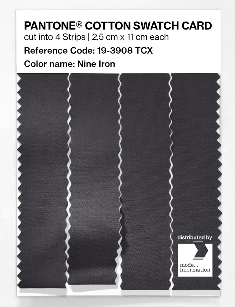 Artikelbild 3 des Artikels “PANTONE® COTTON SWATCH CARD 19-3908 TCX Nine Iron “