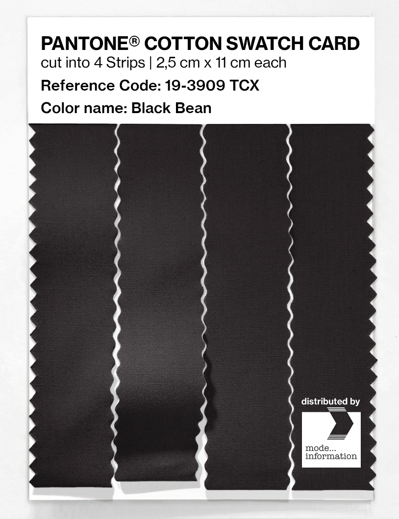Artikelbild 3 des Artikels “PANTONE® COTTON SWATCH CARD 19-3909 TCX Black Bean “
