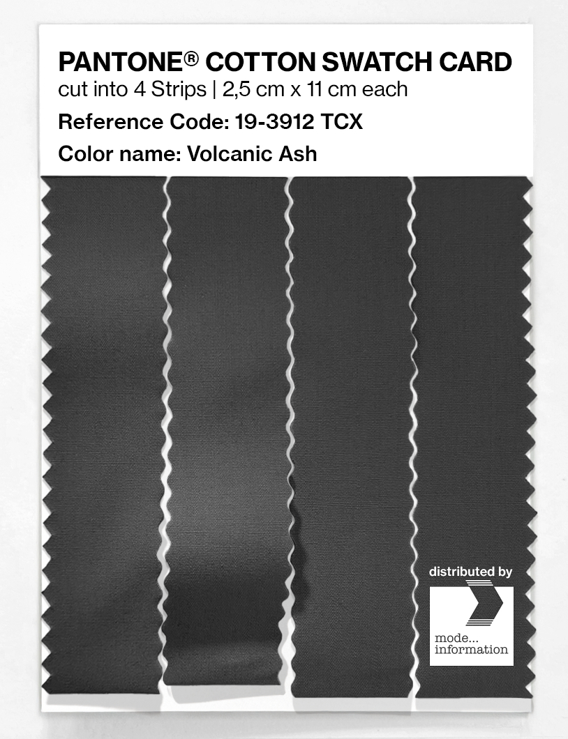 Artikelbild 3 des Artikels “PANTONE® COTTON SWATCH CARD 19-3912 TCX Volcanic Ash “