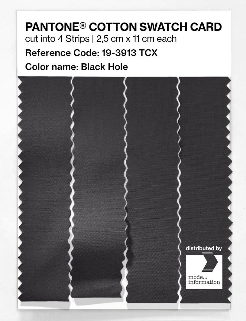 Artikelbild 3 des Artikels “PANTONE® COTTON SWATCH CARD 19-3913 TCX Black Hole “