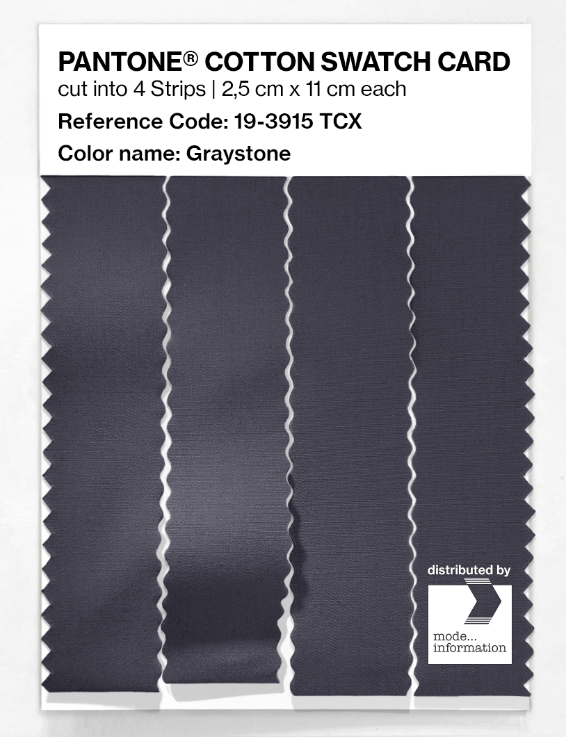 Artikelbild 3 des Artikels “PANTONE® COTTON SWATCH CARD 19-3915 TCX Graystone “