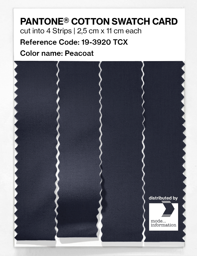 Artikelbild 3 des Artikels “PANTONE® COTTON SWATCH CARD 19-3920 TCX Peacoat “