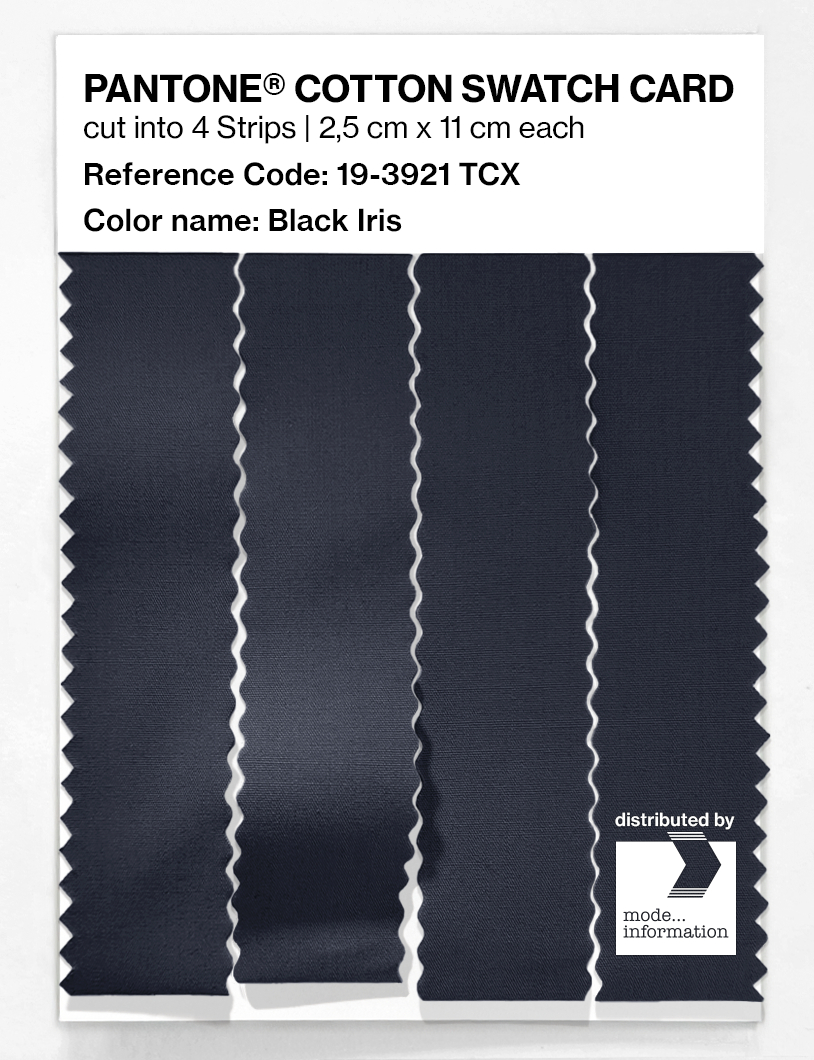 Artikelbild 3 des Artikels “PANTONE® COTTON SWATCH CARD 19-3921 TCX Black Iris “