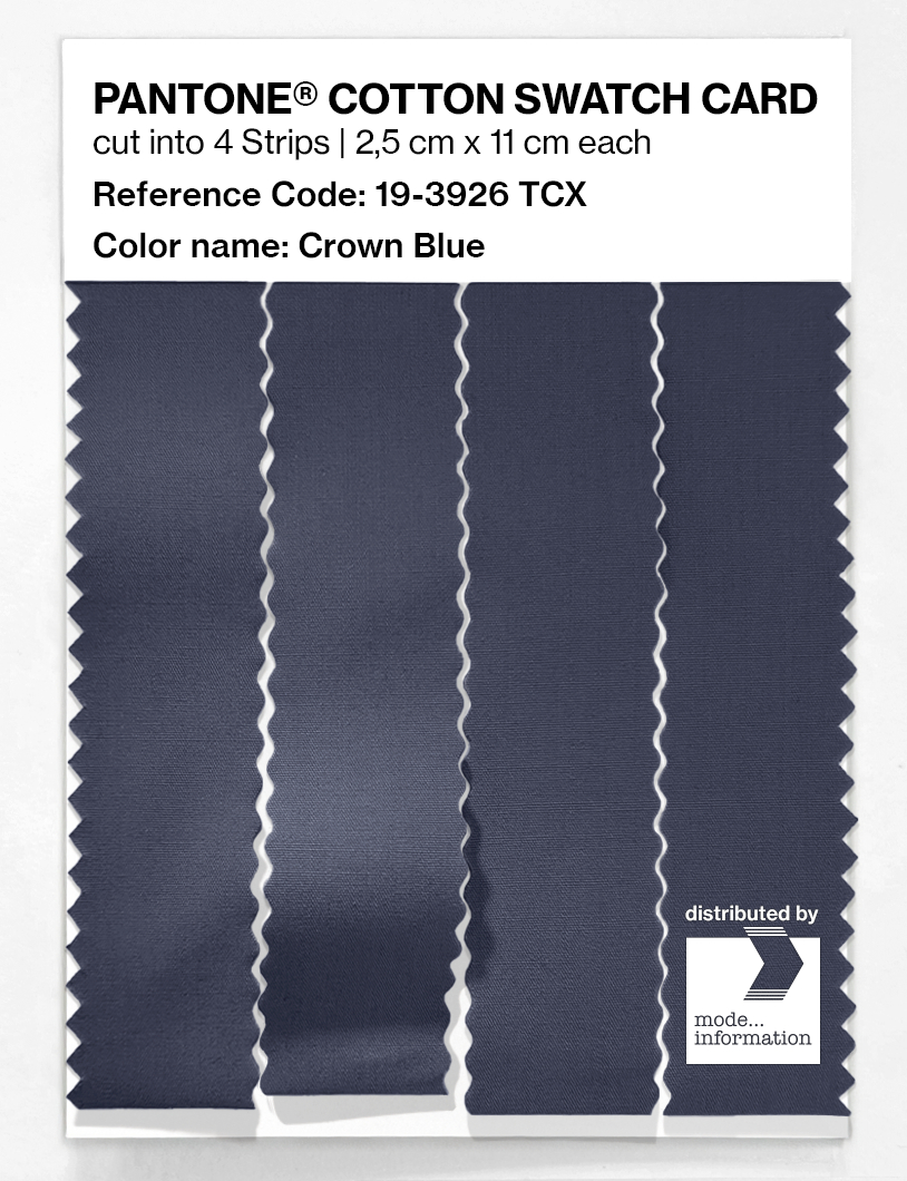 Artikelbild 3 des Artikels “PANTONE® COTTON SWATCH CARD 19-3926 TCX Crown Blue “