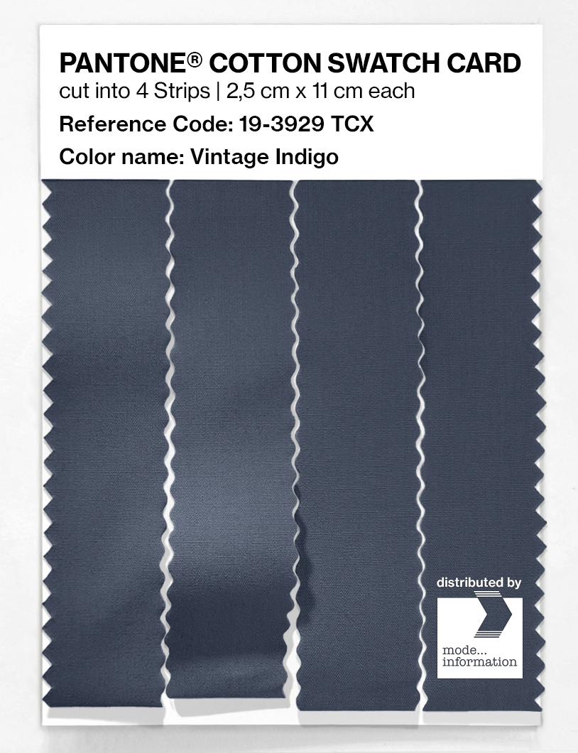 Artikelbild 3 des Artikels “PANTONE® COTTON SWATCH CARD 19-3929 TCX Vintage Indigo “