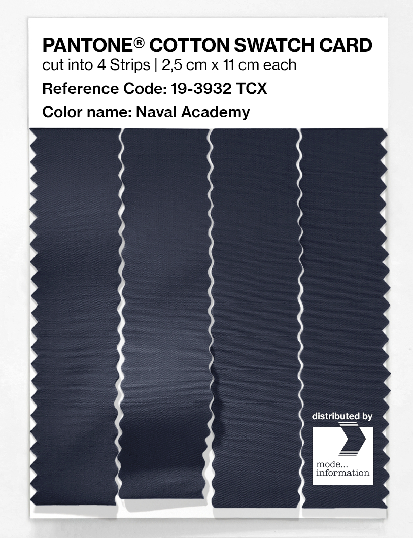 Artikelbild 3 des Artikels “PANTONE® COTTON SWATCH CARD 19-3932 TCX Naval Academy “