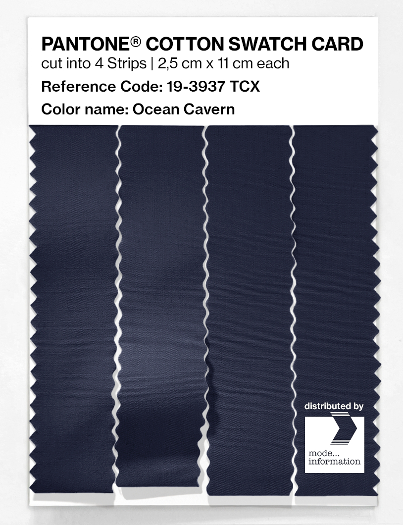 Artikelbild 3 des Artikels “PANTONE® COTTON SWATCH CARD 19-3937 TCX Ocean Cavern “