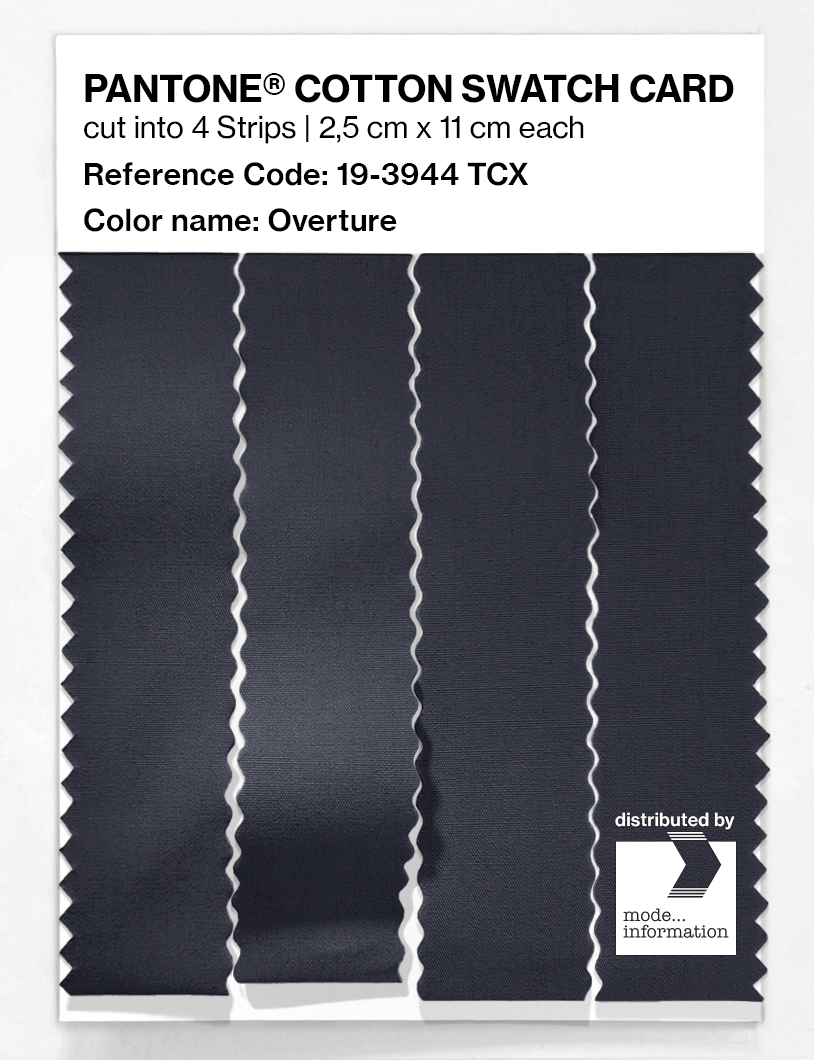 Artikelbild 3 des Artikels “PANTONE® COTTON SWATCH CARD 19-3944 TCX Overture “