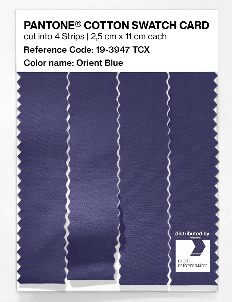 Artikelbild 3 des Artikels “PANTONE® COTTON SWATCH CARD 19-3947 TCX Orient Blue “