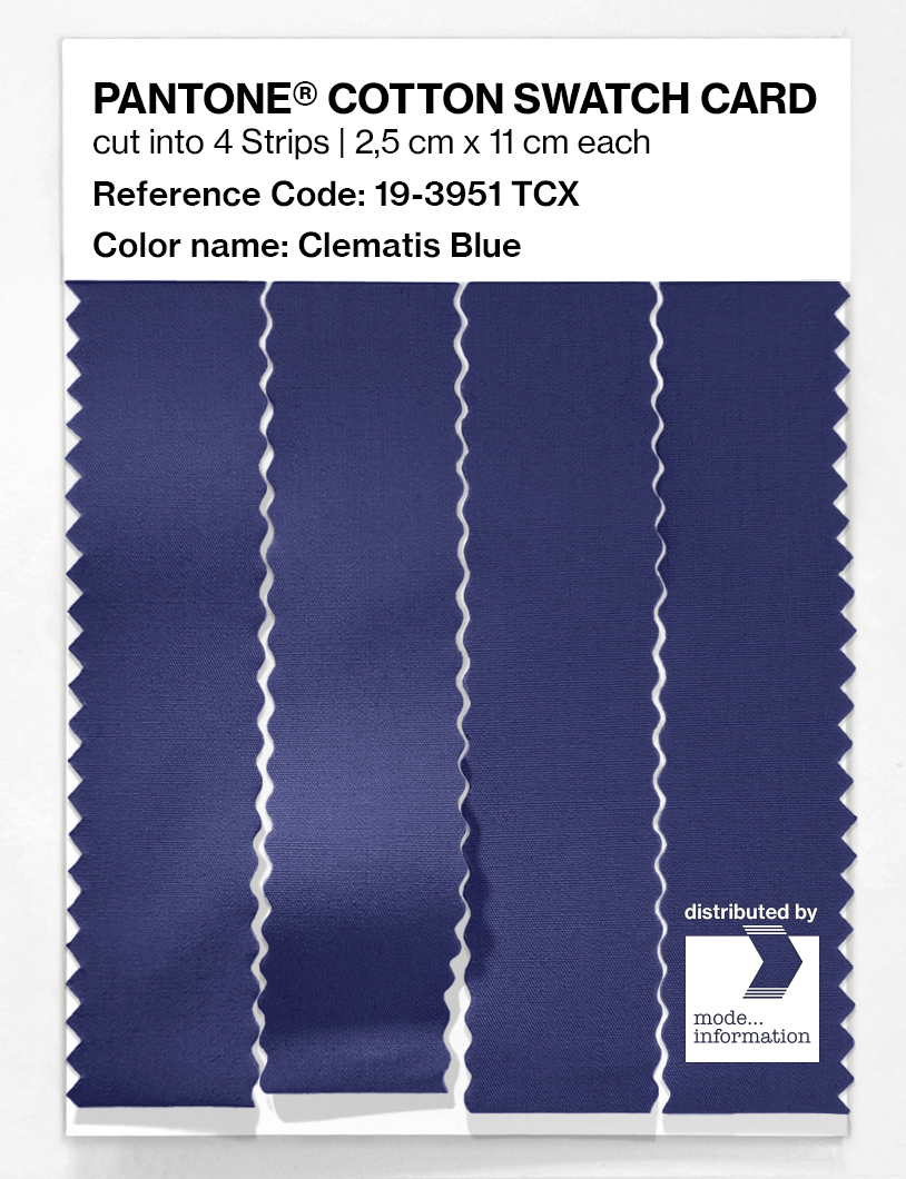 Artikelbild 3 des Artikels “PANTONE® COTTON SWATCH CARD 19-3951 TCX Clematis Blue “