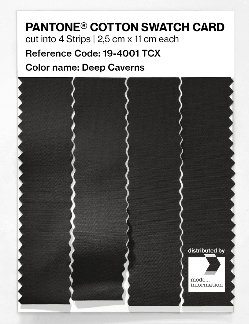 Artikelbild 3 des Artikels “PANTONE® COTTON SWATCH CARD 19-4001 TCX Deep Caverns “