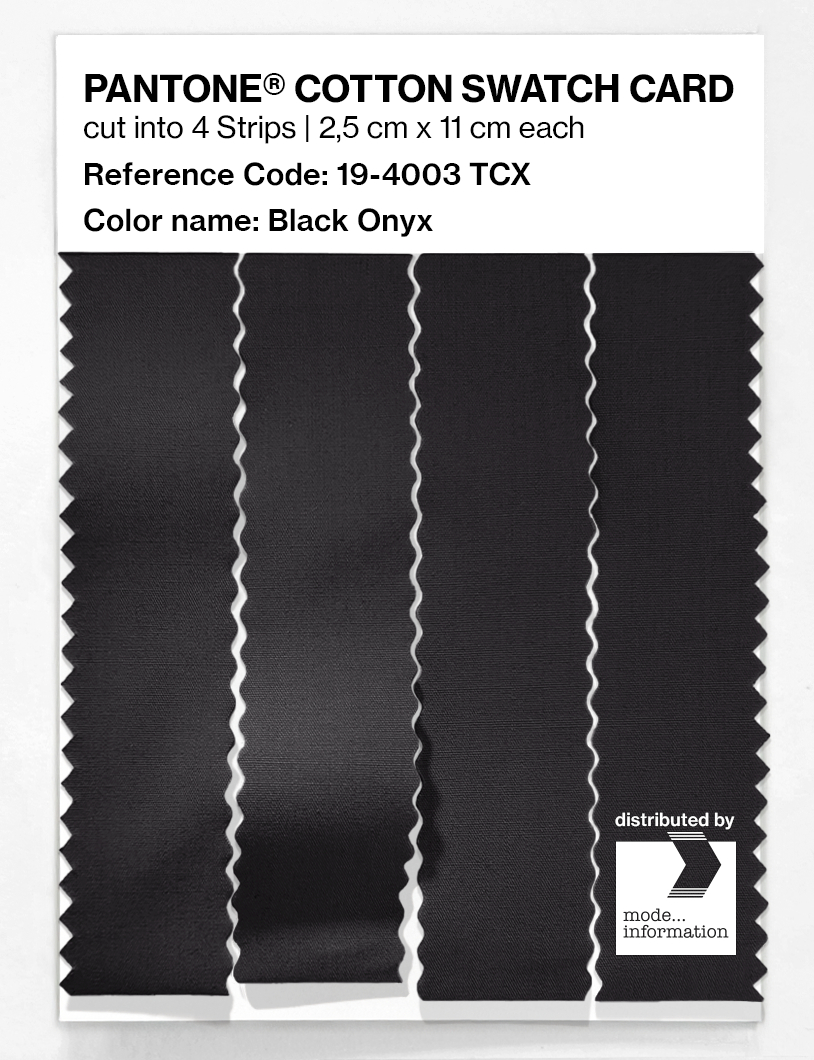 Artikelbild 3 des Artikels “PANTONE® COTTON SWATCH CARD 19-4003 TCX Black Onyx “