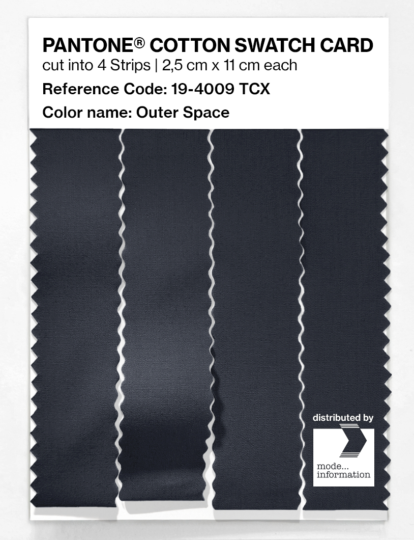Artikelbild 3 des Artikels “PANTONE® COTTON SWATCH CARD 19-4009 TCX Outer Space “