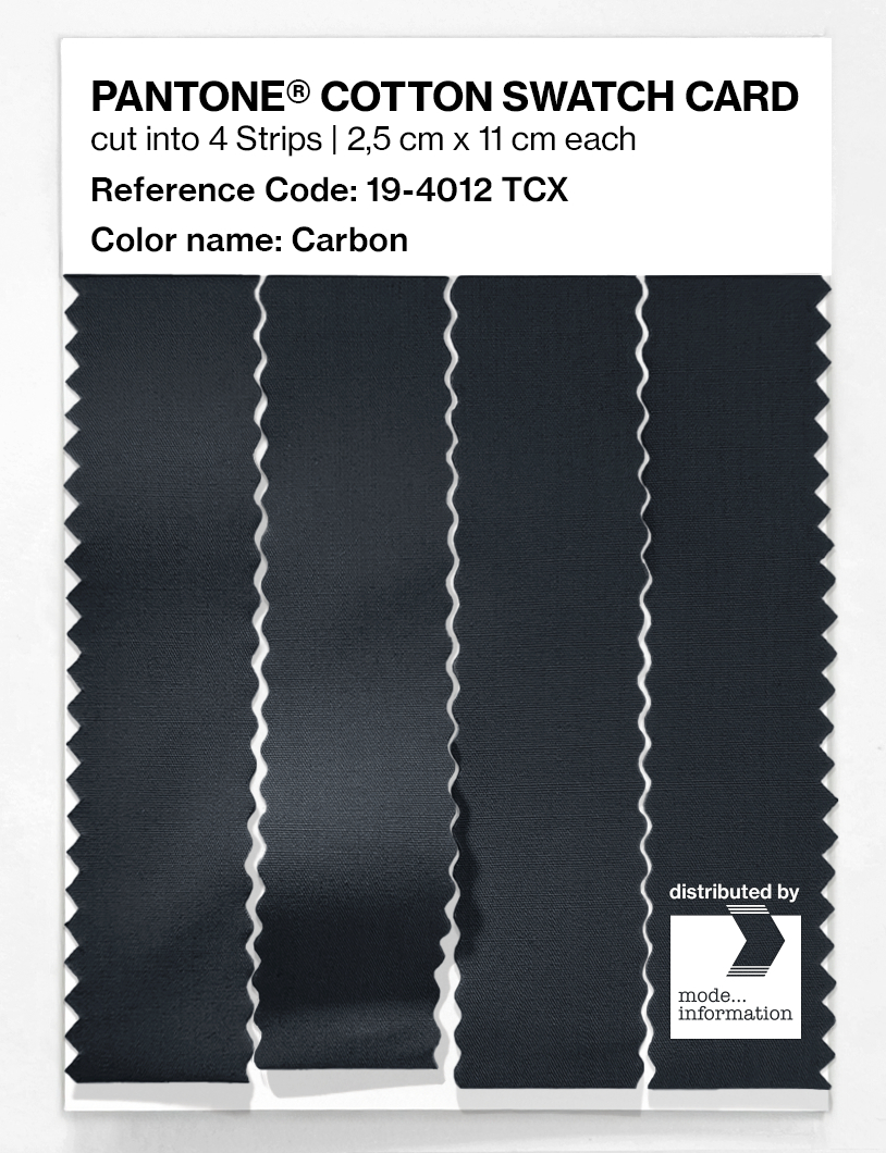 Artikelbild 3 des Artikels “PANTONE® COTTON SWATCH CARD 19-4012 TCX Carbon “