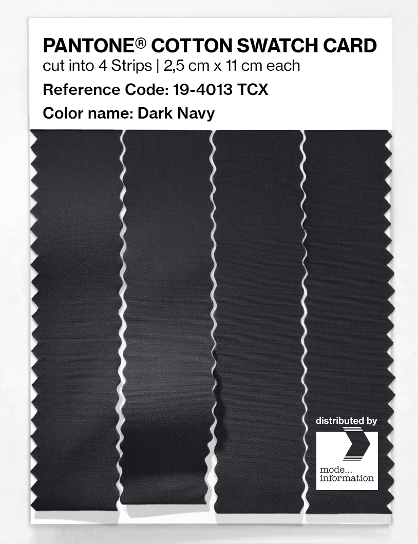 Artikelbild 3 des Artikels “PANTONE® COTTON SWATCH CARD 19-4013 TCX Dark Navy “