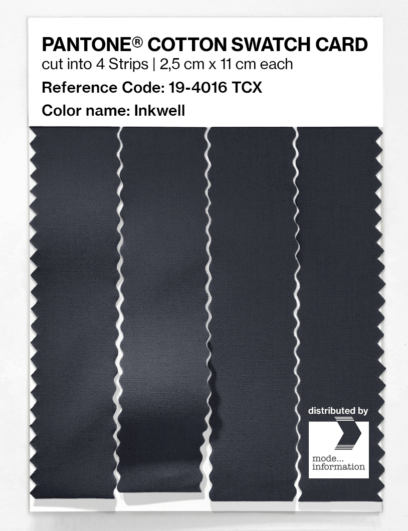 Artikelbild 3 des Artikels “PANTONE® COTTON SWATCH CARD 19-4016 TCX Inkwell “