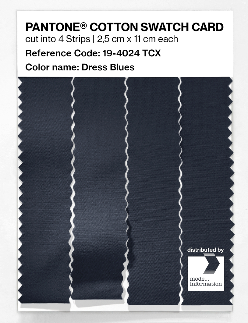 Artikelbild 3 des Artikels “PANTONE® COTTON SWATCH CARD 19-4024 TCX Dress Blues “