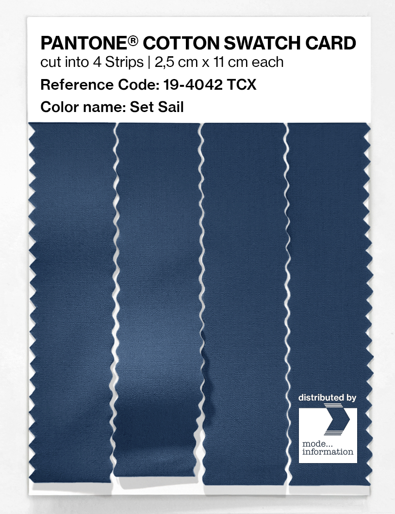 Artikelbild 3 des Artikels “PANTONE® COTTON SWATCH CARD 19-4042 TCX Set Sail “