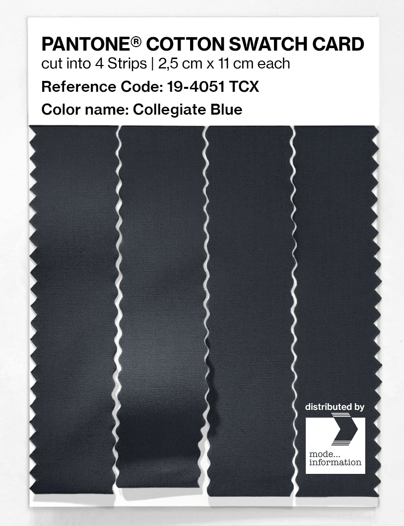 Artikelbild 3 des Artikels “PANTONE® COTTON SWATCH CARD 19-4051 TCX Collegiate Blue “