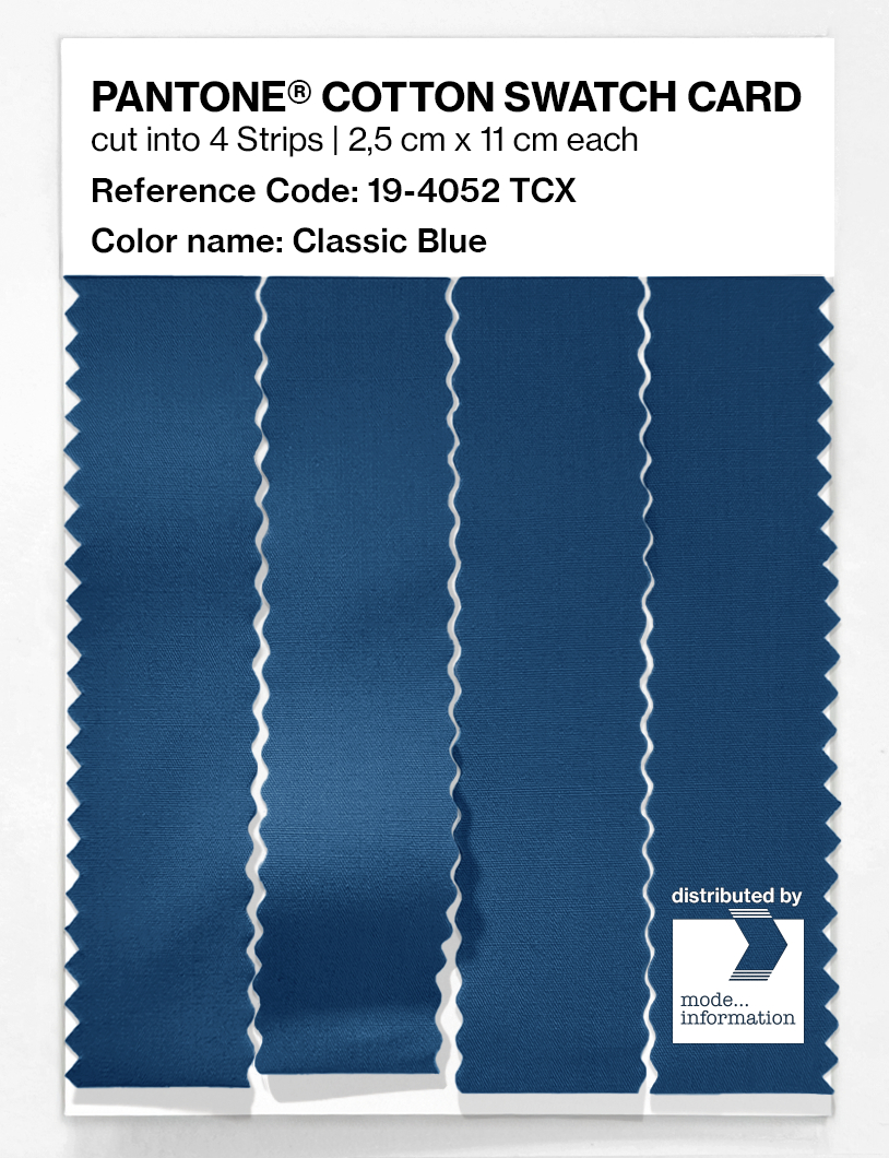 Artikelbild 3 des Artikels “PANTONE® COTTON SWATCH CARD 19-4052 TCX Classic Blue “