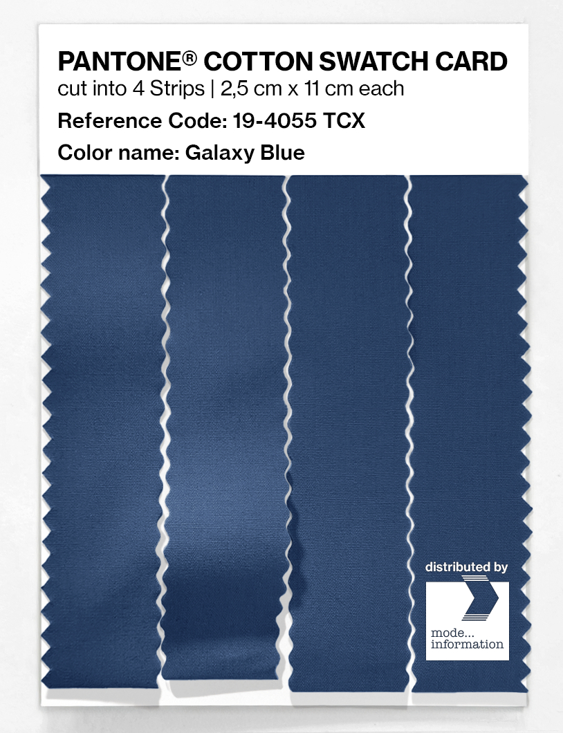 Artikelbild 3 des Artikels “PANTONE® COTTON SWATCH CARD 19-4055 TCX Galaxy Blue “