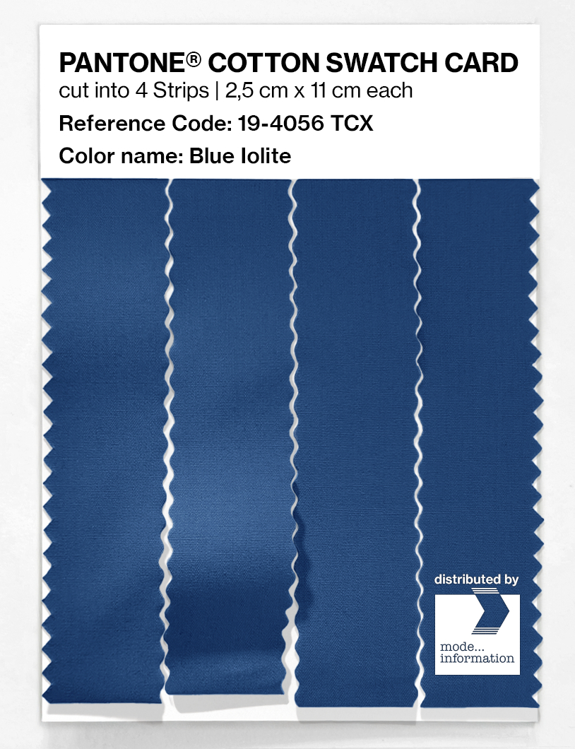 Artikelbild 3 des Artikels “PANTONE® COTTON SWATCH CARD 19-4056 TCX Blue Iolite “